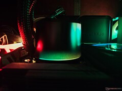 Aorus Waterforce X II 360: RGB-effekter på pumpbasen