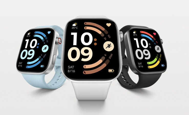 Standard Redmi Watch 6 lägger till ett Glacier Blue-alternativ till Obsidian Black och Silver Grey-varianterna där Redmi Watch 6 NFC är tillgänglig.