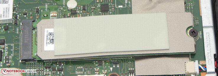 En NVMe SSD fungerar som systemenhet.