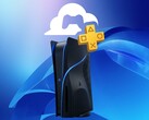Mockup av PS6-konsolen med PlayStation Cloud Gaming-logotypen