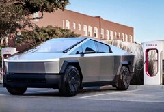 Tesla Cybertruck. Biltillverkaren hade mindre än 50 procent av Kaliforniens EV-marknad för första gången under Q1 2025 (Bildkälla: Inside EVs)