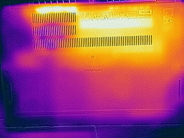 Yttemperaturer, undersida (belastning)