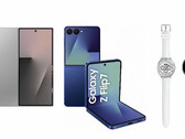 En läckare har kommenterat tillgängligheten av de nya Samsung-produkterna Galaxy Watch 8, Watch Ultra (2025), Galaxy Z Fold7, Flip7 och Flip7 FE. (Bildkälla: Evan Blass)
