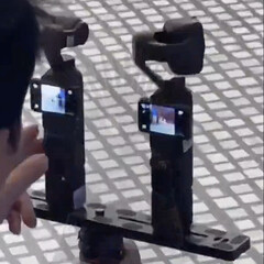 Osmo Pocket 3 och Osmo Pocket 4 från vänster till höger. (Bildkälla: via Igor Bogdanov)