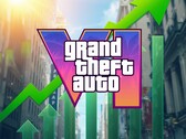 GTA 6-logotypen syns i samband med Take-Two Interactives aktiekurs