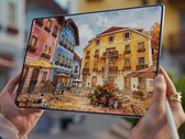 MatePad Pro Max har en 13,2-tums OLED-skärm utan tandem. På bilden: en kampanjbild som visar surfplattans skärm.