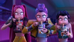 KPop Demon Hunters - Rumi, Mira och Zoey (Bildkälla - Netflix)