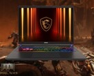 MSI Vector 16 HX AI väger cirka 2,7 kg (5,95 lbs) (Bildkälla: MSI, Bethesda, redigerad)