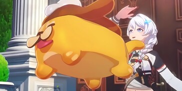 Nytt Honkai-spel Kiana och varelse (Bildkälla: HoYoverse)