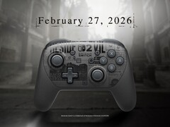 Nintendo Switch 2 Pro-kontrollen med Resident Evil Requiem-tema. (Bildkälla: Nintendo)