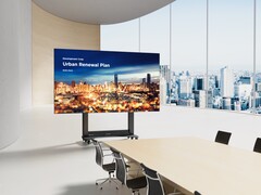 ViewSonics 138-tums LED-skärm är vikbar och därför något portabel (Bildkälla: ViewSonic)