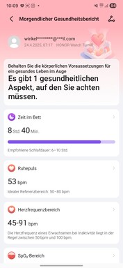 Honor App för hälsa