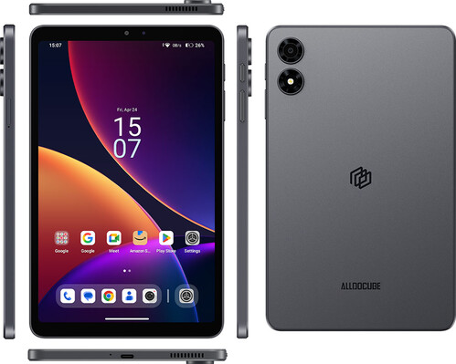 Alldocube iPlay 80 mini Pro visad från olika vinklar