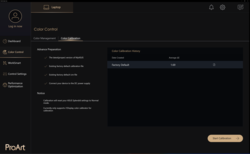 Färgkalibrering i ProArt Creator Hub