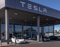 Ett Tesla servicecenter (Bildkälla: Tesla)