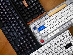 Keychron K4 HE, Epomaker Galaxy100, NuPhy Kick75, Wobkey Rainy75 mekaniska tangentbord från ovan
