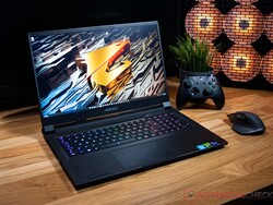 Aorus 17X AZF (B5DE665SP) med tillstånd från Gigabyte Tyskland.