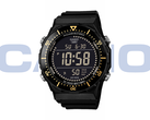 Casio AE-1700H-1B (bilden) kommer att ha guldfärgade detaljer och en negativ display. (Bildkälla: Casioblog - redigerad)