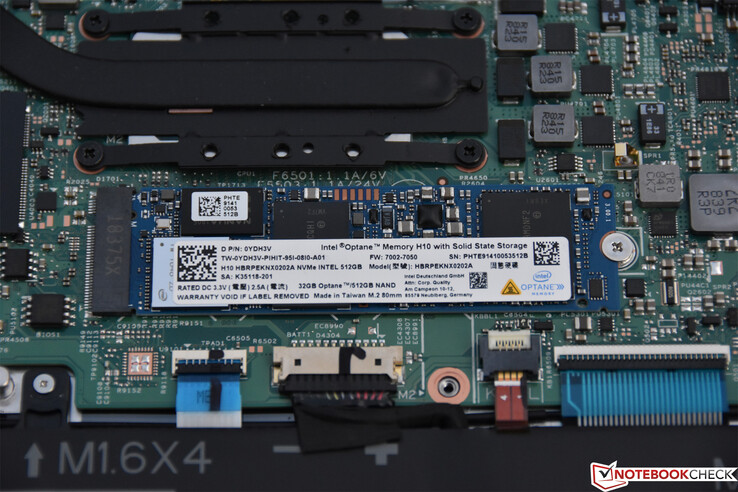 Den interna NVMe SSD-enheten