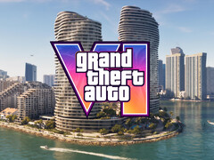 Banner som visar skyskraporna i Vice City i GTA 6
