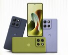Moto G86 Power smartphone är tillgänglig i Pantone Spellbound, Pantone Golden Cypress, och Pantone Cosmic Sky färgställningar (Bildkälla: Motorola)