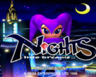 Startskärmen för SEGA:s Nights Into Dreams (bildkälla: Sega Retro)