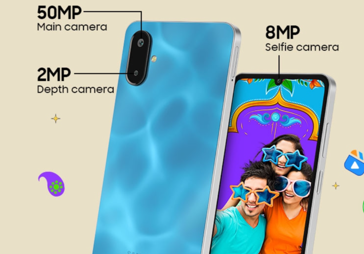 Samsung Galaxy F06 5G har en primärkamera på 50 MP (Bildkälla: Samsung)