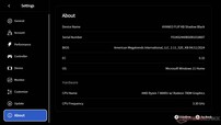 AYASpace 2.0 Systeminformation