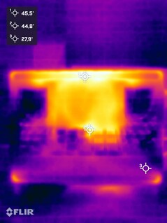 Stresstest av yttemperatur (undersidan)