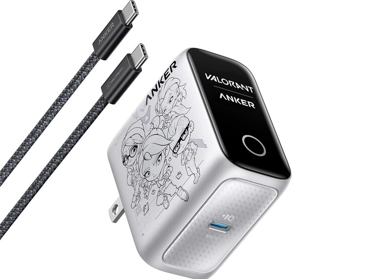 Laddaren levereras med en 5ft 240W USB-C till USB-C-kabel