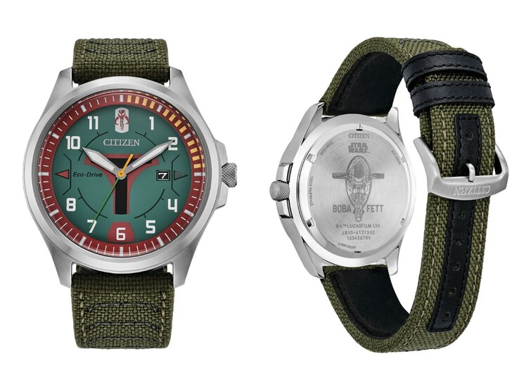 Citizen Star Wars Boba Fett AW1418-06W-klocka. (Bildkälla: Citizen)