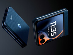 Razr 60 kommer att följa på Edge 60 Fusion genom att anta ovanliga texturerade bakpaneler. (Bildkälla: via Evan Blass)