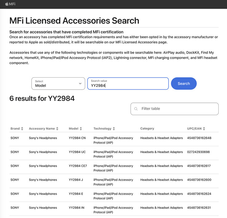 (Bildkälla: Apple MFi)
