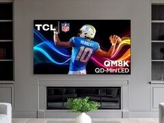 TCL QM8K TV (bilden) är nu tillgänglig i USA. (Bildkälla: TCL)