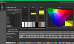 ColorChecker före kalibrering (sRGB)