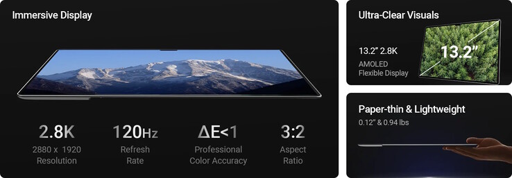 AMOLED-skärmen är förmodligen skarp, jämn och exakt (Bildkälla: FlexTab)