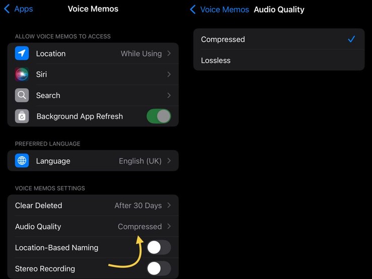Förlustfri vs komprimerad