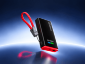 OnePlus 67W SuperVOOC powerbank med en inbyggd display och röd kabel
