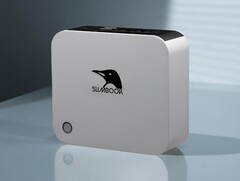 Den Ryzen AI 9 HX 370-drivna Slimbook One gaming mini PC levereras med Linux, OCuLink-stöd och gott om portar. (Bildkälla: Slimbook)