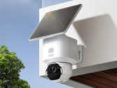 Anker Eufy SoloCam E42 (bilden) kan spela in kontinuerligt om den drivs via kabel och stöder solcellsladdning med Eufys löstagbara SolarPlus 2.0-panel. (Bildkälla: Amazon/Anker)