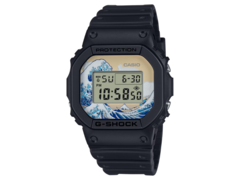Katsushika Hokusai x G-Shock-klockan (bilden) kommer att släppas i Storbritannien. (Bildkälla: Casio)