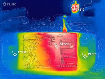 Steam Deck OLED i stresstest - framsida