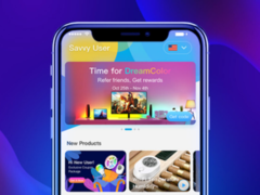 Govee Home-appen v6.7.2-utgåvan fokuserar på samhällssektionen. (Bildkälla: Govee)