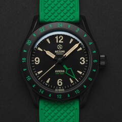 Nezumi Aviera-klockan har ett automatiskt GMT-urverk med Miyota-kaliber 9075-kaliber (Bildkälla: Nezumi Studios)