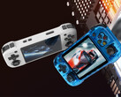 R46H är en annan horisontell retrospelhanddator baserad på ett Rockchip RK3326-chipset. (Bildkälla: Amazon)