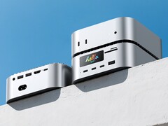 Den senaste dockningsstationen för Mac Mini har en inbyggd skärm (Bildkälla: RayCue)