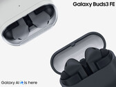 Galaxy Buds 3 FE kommer att finnas tillgängliga från och med den 5 september 2025. På bilden: två färger av de trådlösa öronsnäckorna. (Bildkälla: Samsung - redigerad)