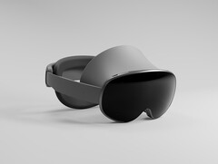 Samsung Display förhandsvisar en 1,4-tums Micro-OLED-panel med 5.000 PPI och 15.000 nits. På bilden: Samsungs projekt Moohan XR headset (Bildkälla: Samsung)