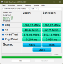 AS SSD Batteridrift