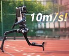 Unitrees humanoida H1 nådde en topphastighet på 10,1 m/s i en sprint, men låg ändå klart efter Usain Bolt på den totala 100-meterstiden.